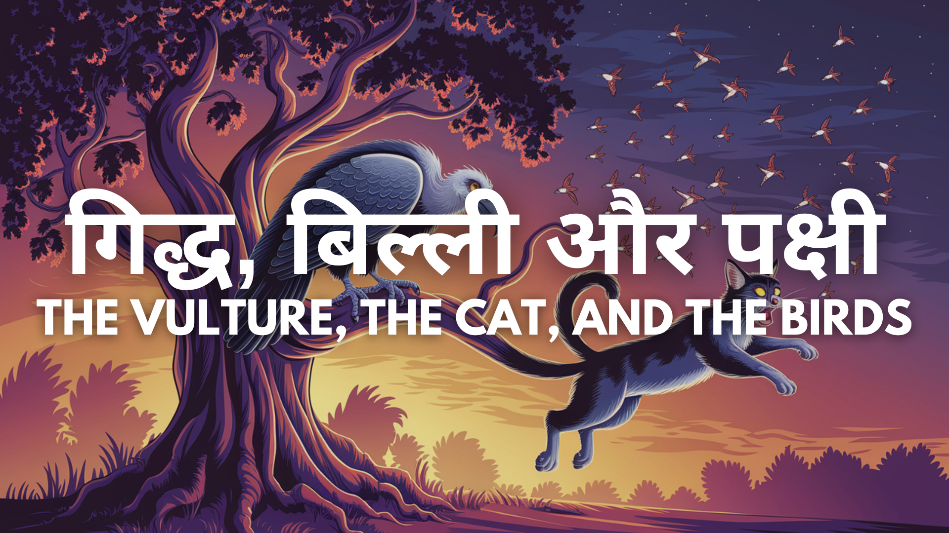 The Vulture the Cat and the Birds