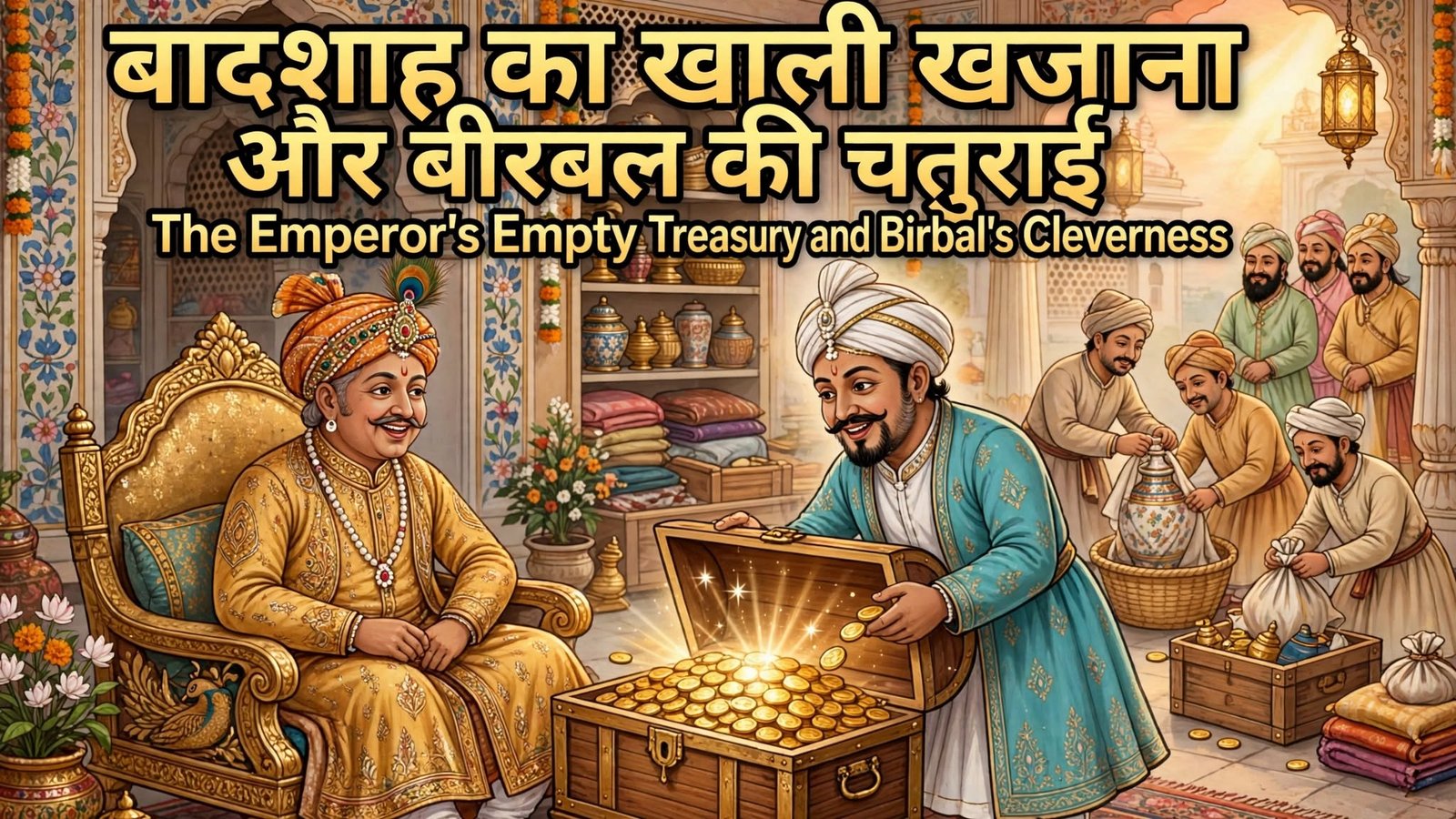 The Emperors Empty Treasury and Birbals Cleverness Thumbnail 1