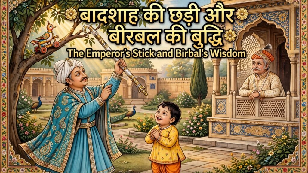 The Emperor’s Stick and Birbal’s Wisdom