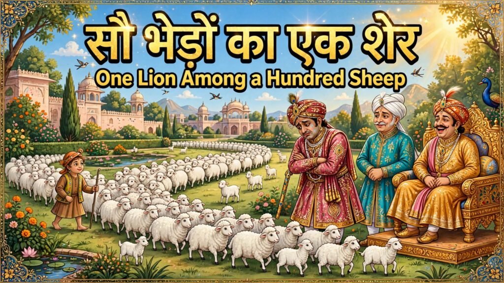 One Lion Among a Hundred Sheep
